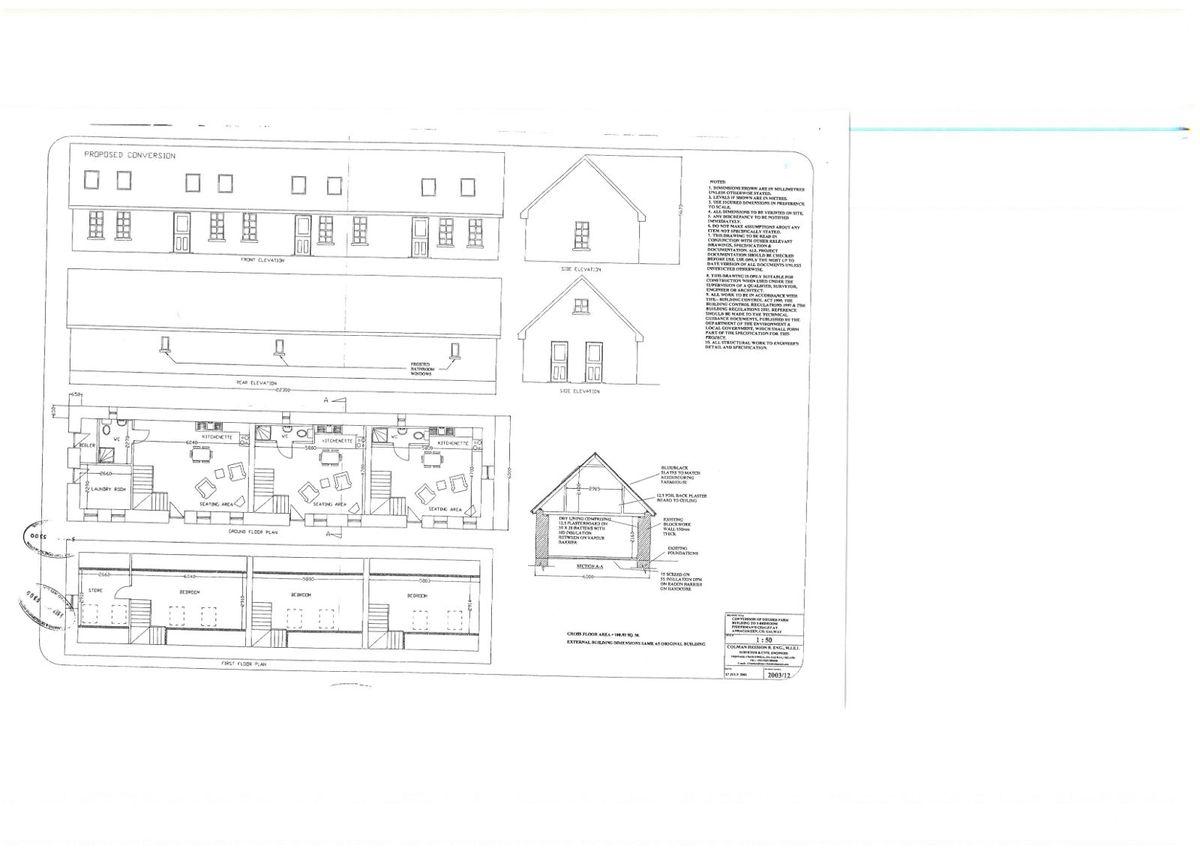 3 No. Cottages at Annaghkeen, Ower, Co. Galway, H91KC8K, historical listing image 3
