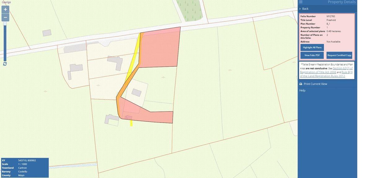 Corthoon, Charlestown, Co. Mayo, historical listing image 2